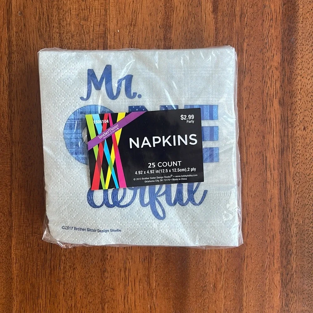 Mr one derful napkins